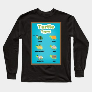 Turtle types version 1/2 Long Sleeve T-Shirt